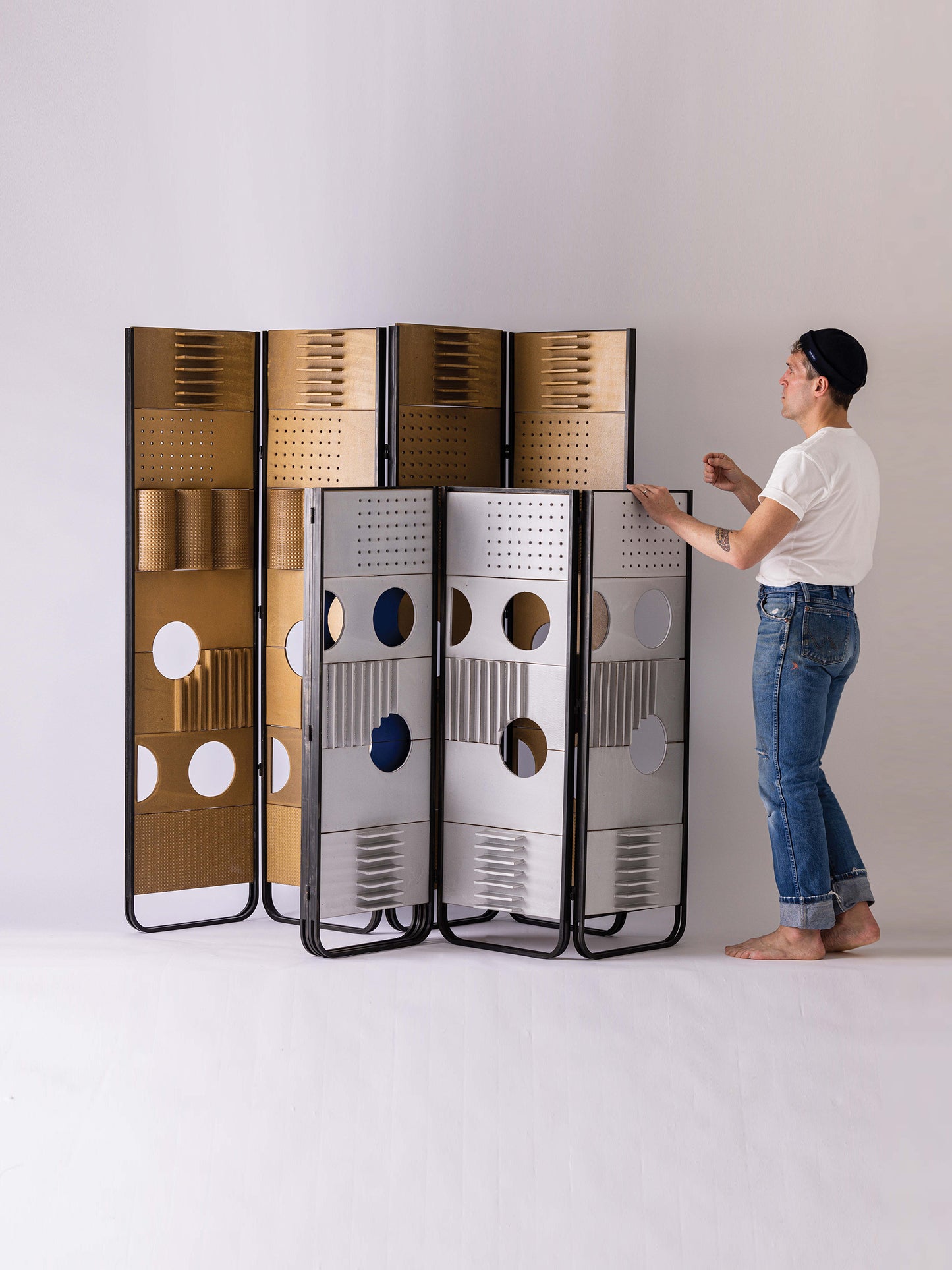 Tall Cassette Folding Screen