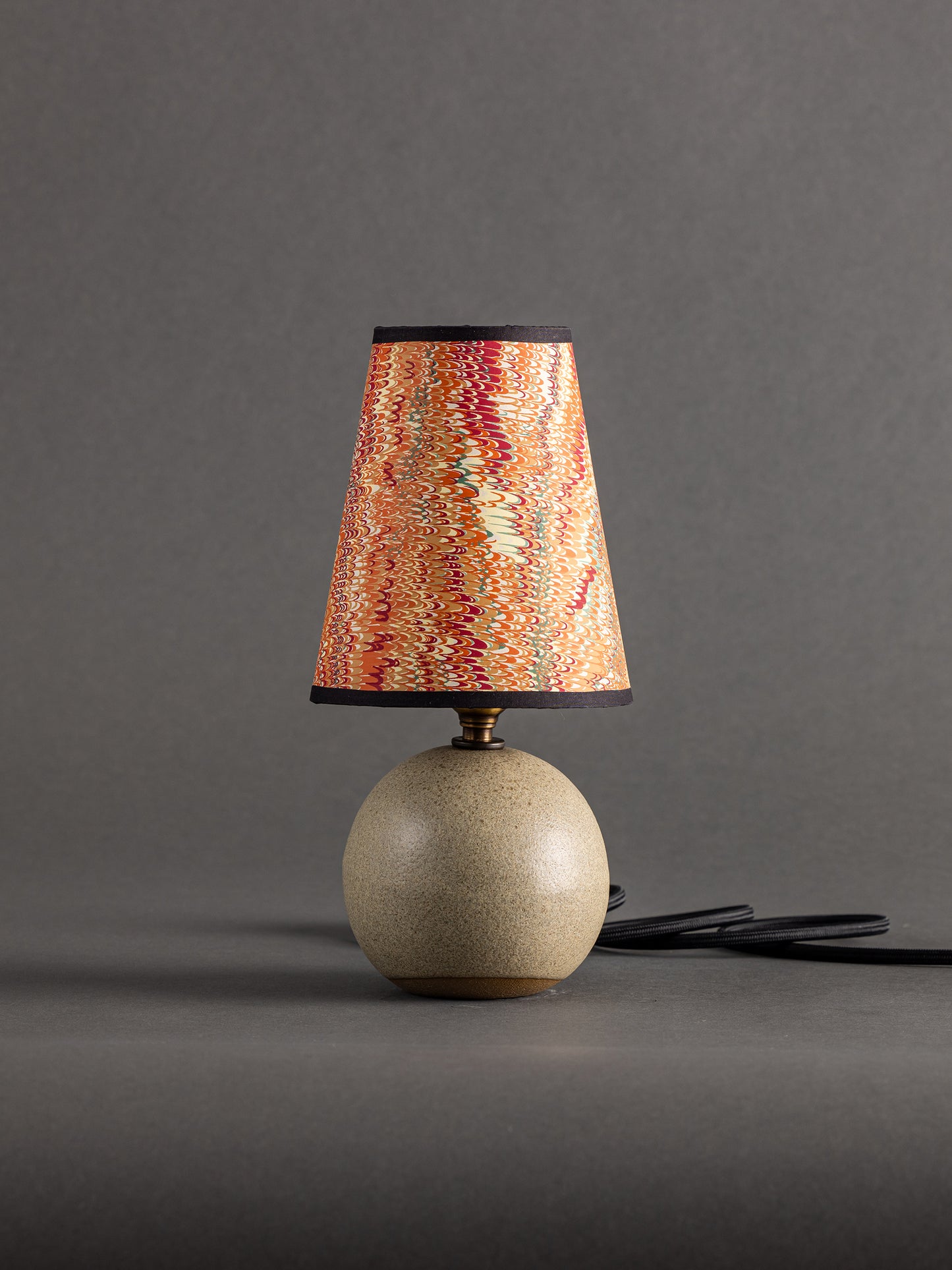 Cobble Table Lamp, Ochre