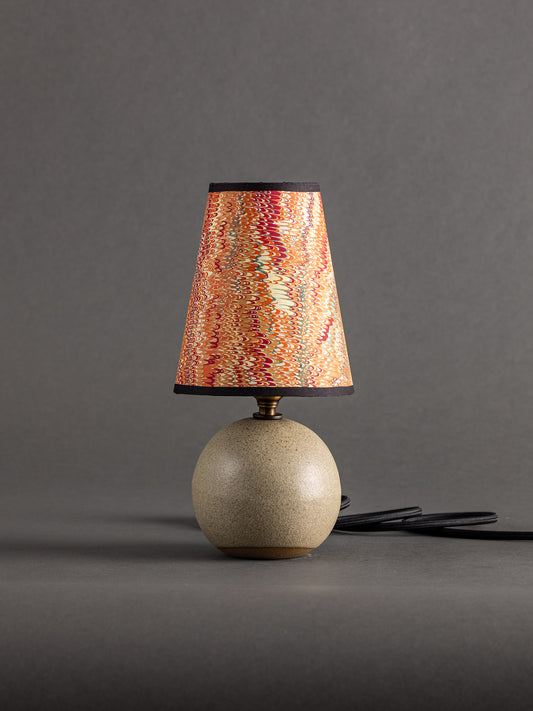 Cobble Table Lamp, Ochre