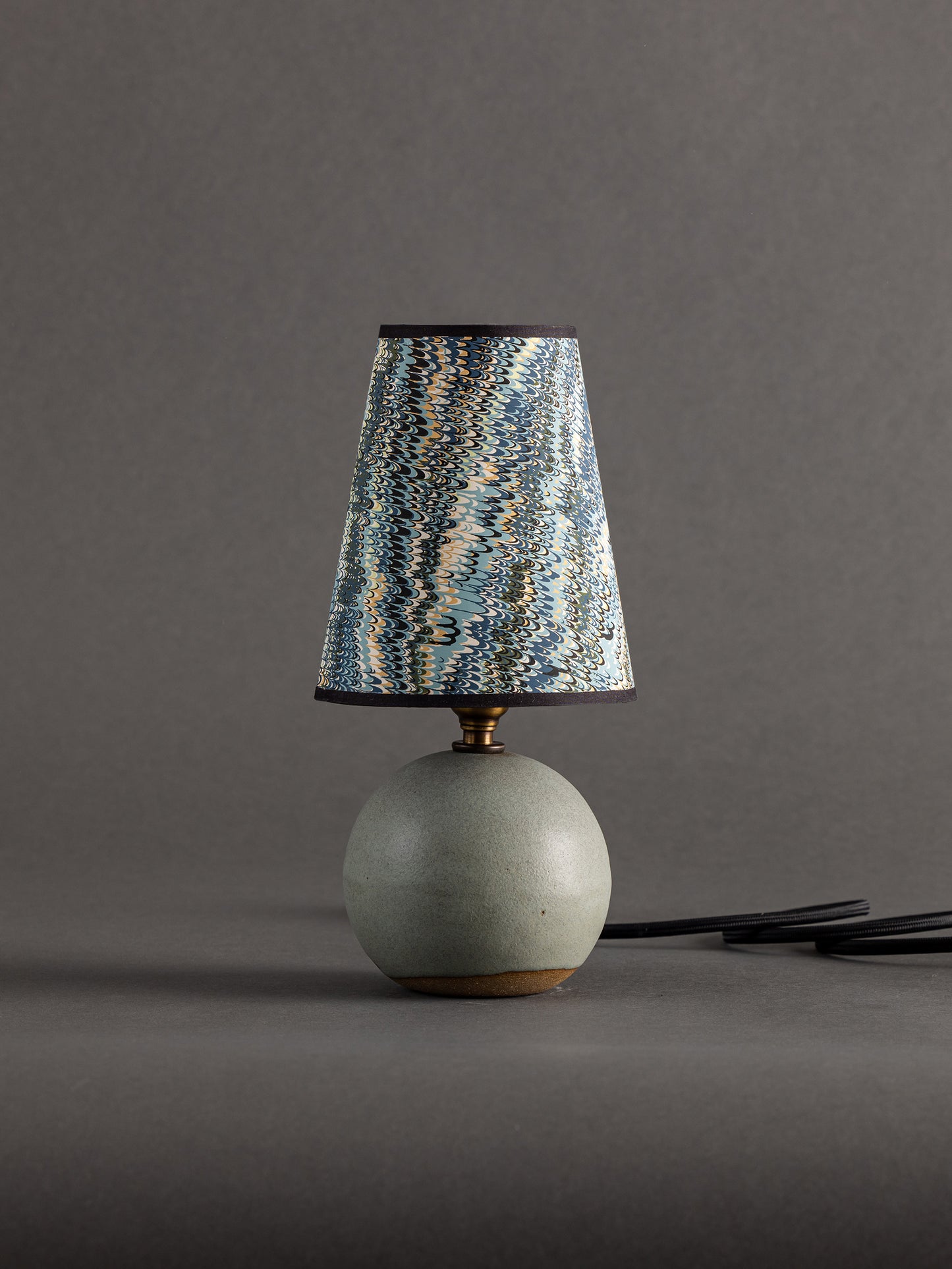 Cobble Table Lamp, Sea
