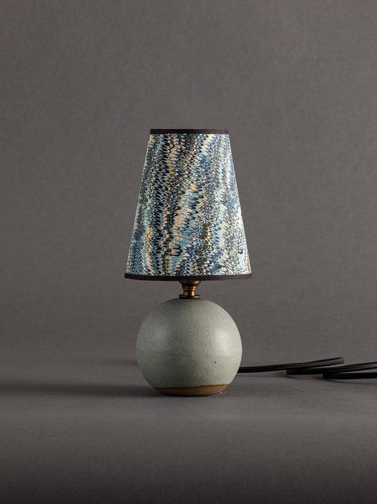 Cobble Table Lamp, Sea