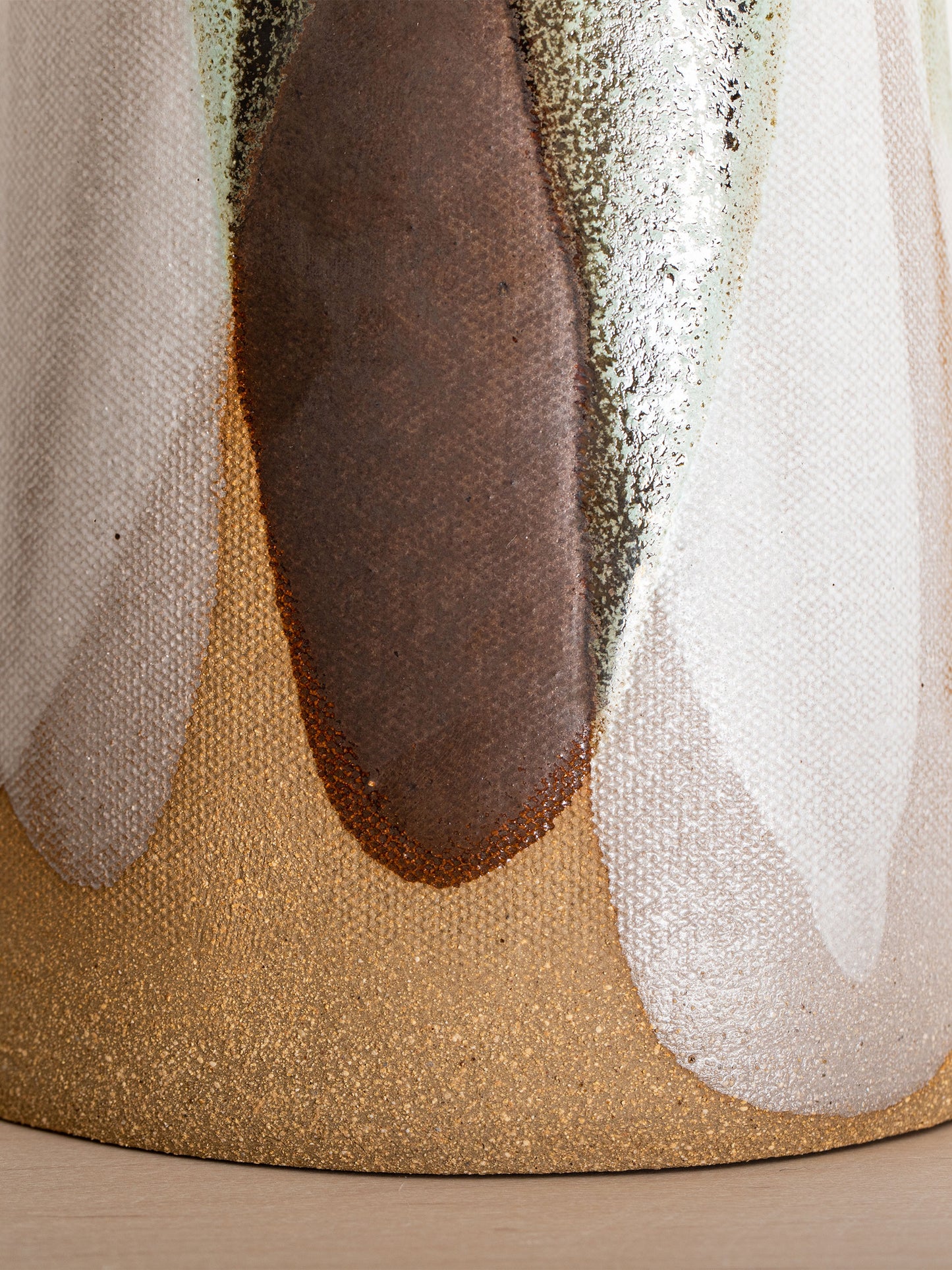 Small TRI Table Lamp, Two Glazes