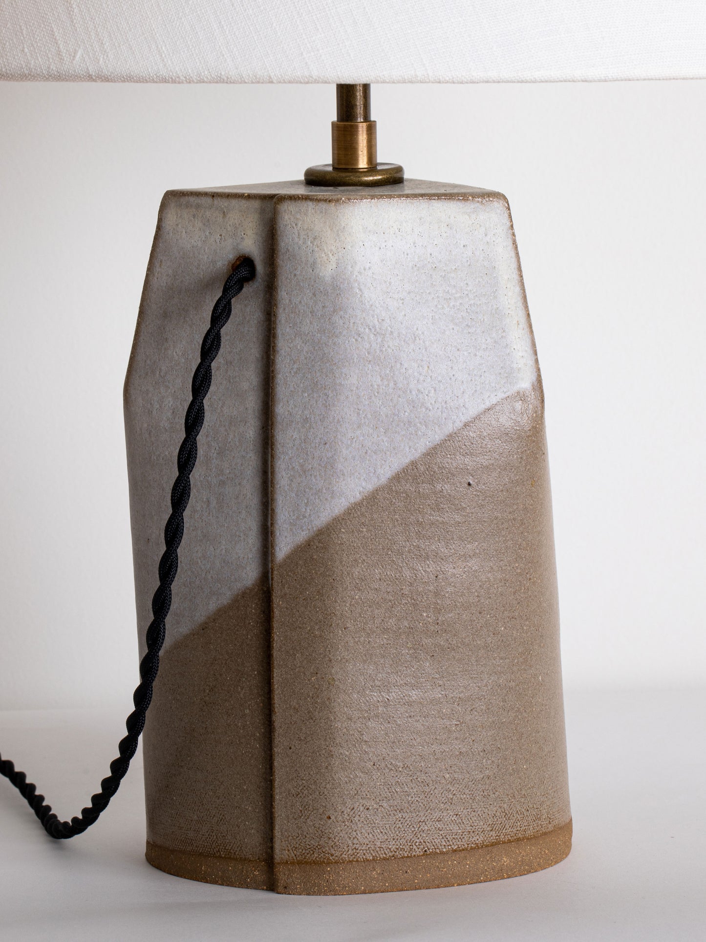 Frasier Table Lamp, Overlap Glaze