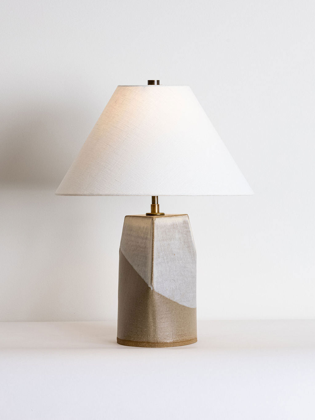 Frasier Table Lamp, Overlap Glaze