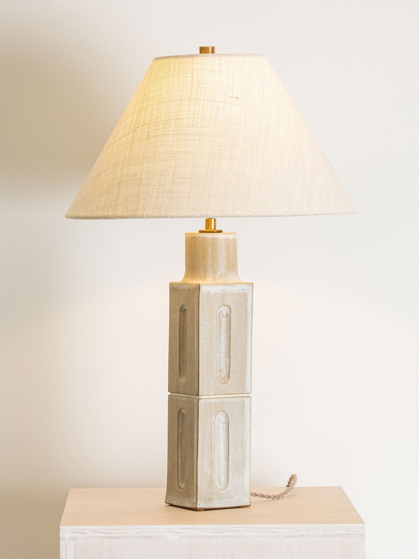 Narrow Stone Lamp