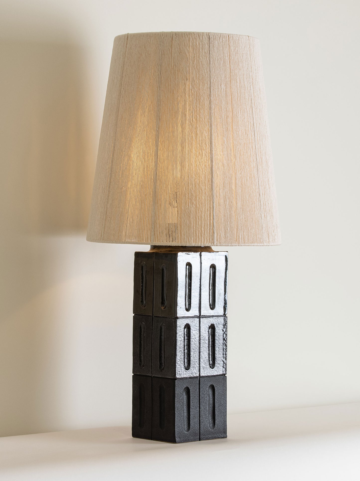 Tall Stone Lamp